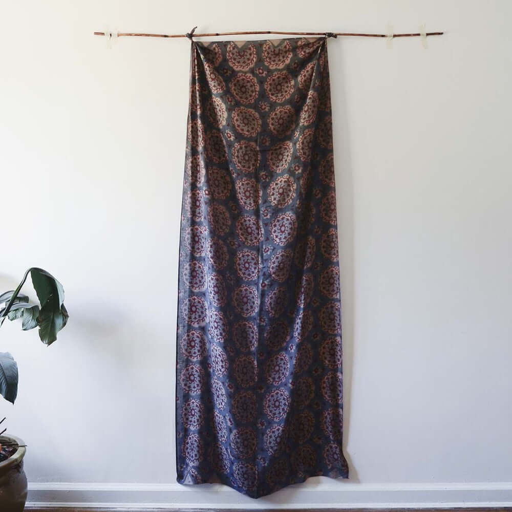 Indigo Suzani Scarf