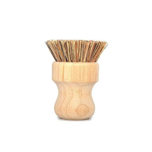 Bamboo Pot Scrubber - Bamboo Dish Brush