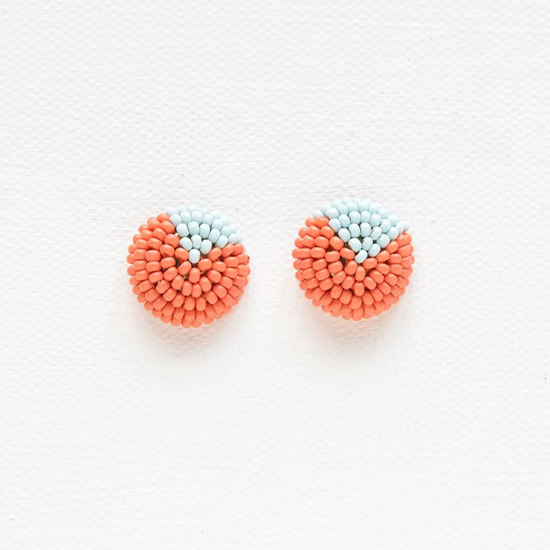 Gumdrop Beaded Earrings