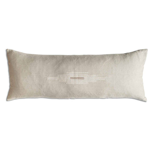 Extra Long Lumbar Pillow Cover in Tranquil